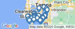 Map of fishing charters in Тампа-Бэй