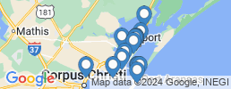 Map of fishing charters in Арансас Пасс