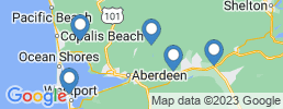 Map of fishing charters in Aberdeen