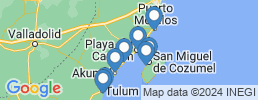 Map of fishing charters in Косумель