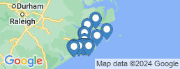 Map of fishing charters in Sealevel