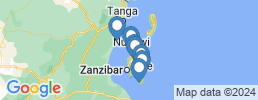 Map of fishing charters in Пвани Мчангани