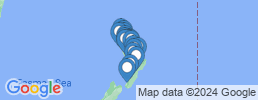 Map of fishing charters in Северный остров