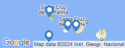 Map of fishing charters in La Palma