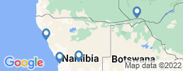 Map of fishing charters in Намибия