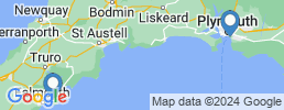 Map of fishing charters in Devon