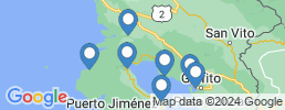 Map of fishing charters in Пуэрто-Хименес