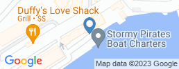 Map of fishing charters in Red Hook