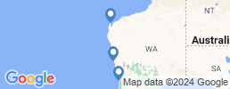 Map of fishing charters in Западная Австралия (штат)