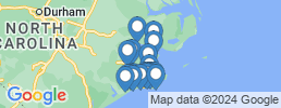 Map of fishing charters in Миннесотт-Бич