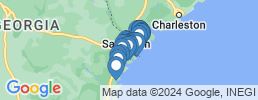 Map of fishing charters in Ричмонд Хилл