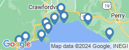 Map of fishing charters in Сент-Маркс