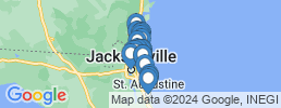 Map of fishing charters in Джексонвилл