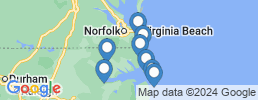 Map of fishing charters in Албемарл (залив)