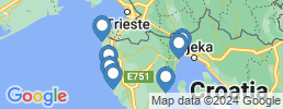 Map of fishing charters in Умаг