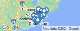 Map of fishing charters in Салливанс-Айленд