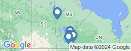 Map of fishing charters in озеро Виннипег