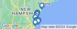 Map of fishing charters in Kittery
