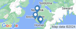 Map of fishing charters in Anchor Point