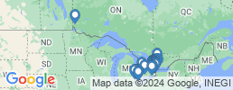 Map of fishing charters in Онтарио