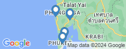 Map of fishing charters in Bang Toei