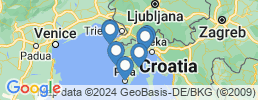 Map of fishing charters in Istria