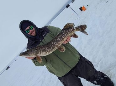 Ice Fishing Out of the Blue