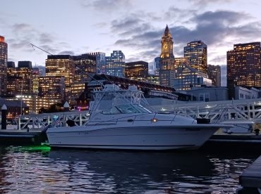 Boston Yacht Haven Guests A-Board Trinacria